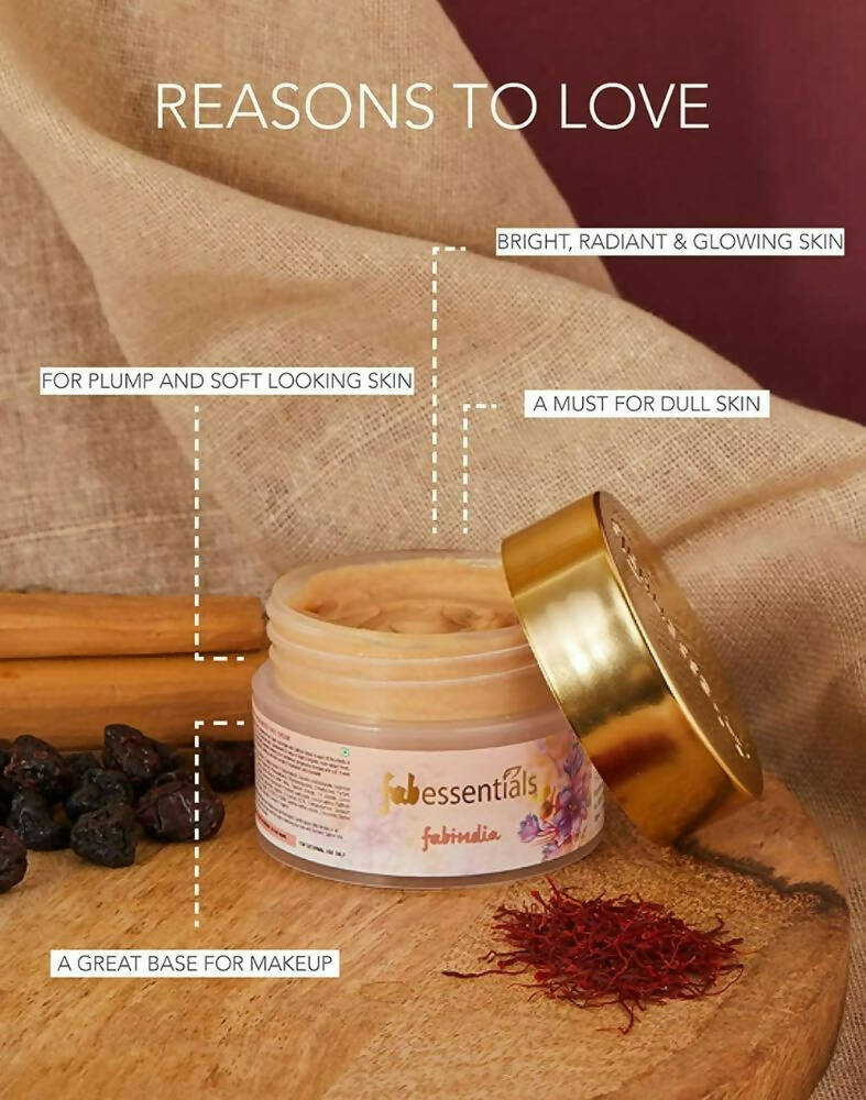 Fabessentials Saffron Sandalwood Face Cream - Grab2buy