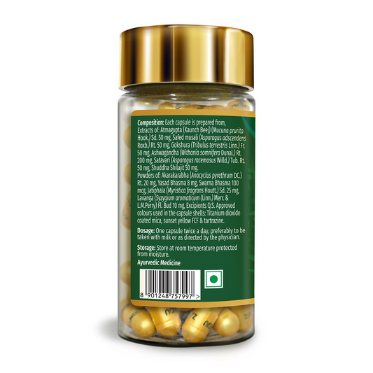 Zandu Ashwagandha Gold Plus Capsules - Grab2buy