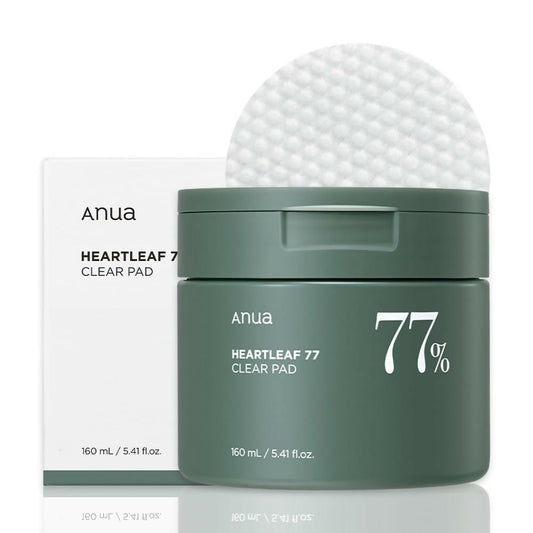 Anua Heartleaf 77 Clear Pad Sheets - Pha Dead Skin Care Low Ph Daily Toner Pad - Korean Skincare Grab2Buy Anua Grab2Buy