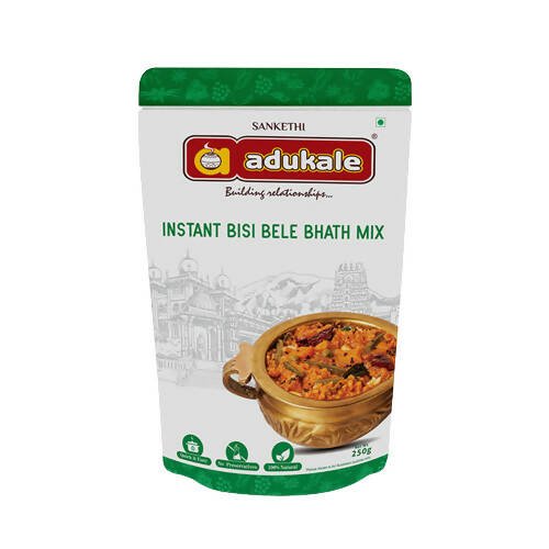 Adukale Instant Bisi Bele Bhath Mix - Grab2buy