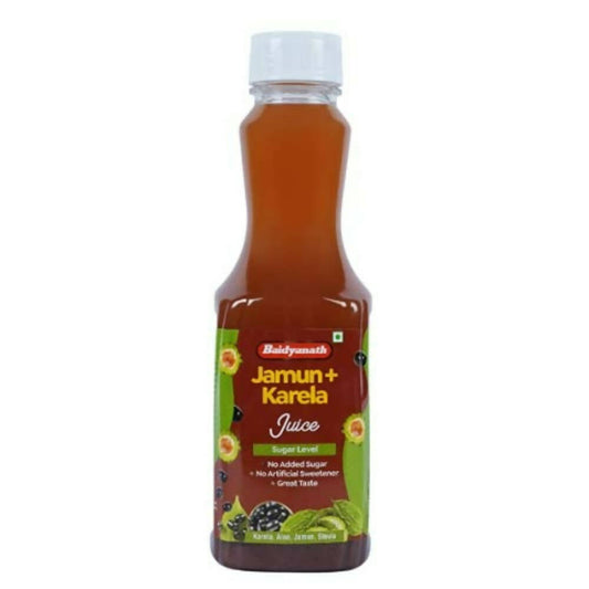 Baidyanath Jhansi Jamun Plus Karela Juice | Enhanced Ayurvedic Blood Sugar & Metabolic Wellness Juice