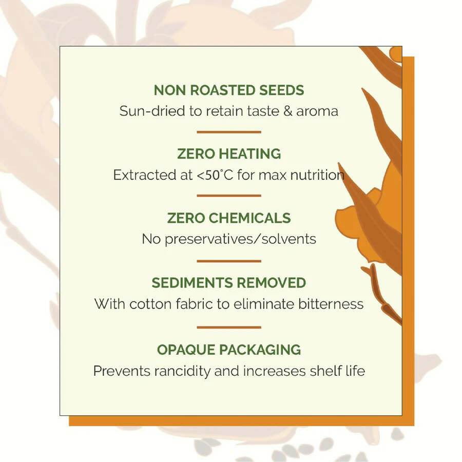 Gramiyaa Wood Cold Pressed Sesame Oil - Grab2buy