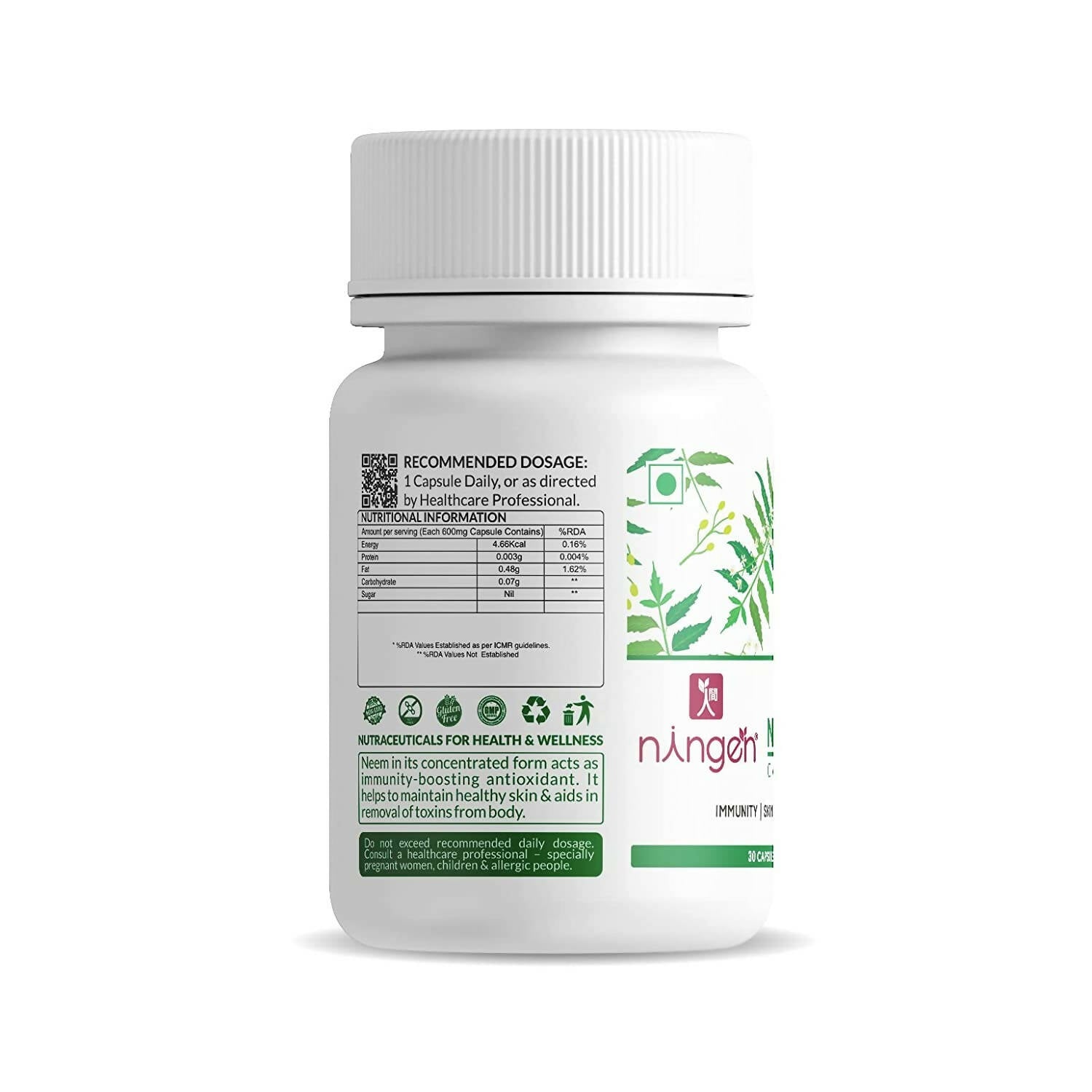 Ningen Neem Oil Capsules - Grab2buy