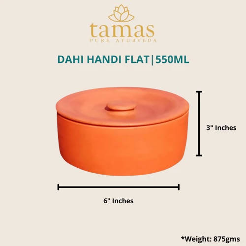 Tamas Handmade & Eco-Friendly Earthen (Clay/ Terracotta) Dahi Handi - Grab2buy