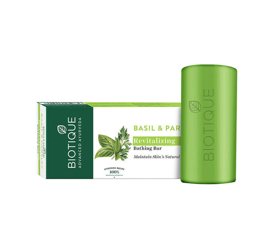 Biotique Bio Basil And Parsley Revitalizing Bathing Bar Grab2Buy Biotique Grab2Buy
