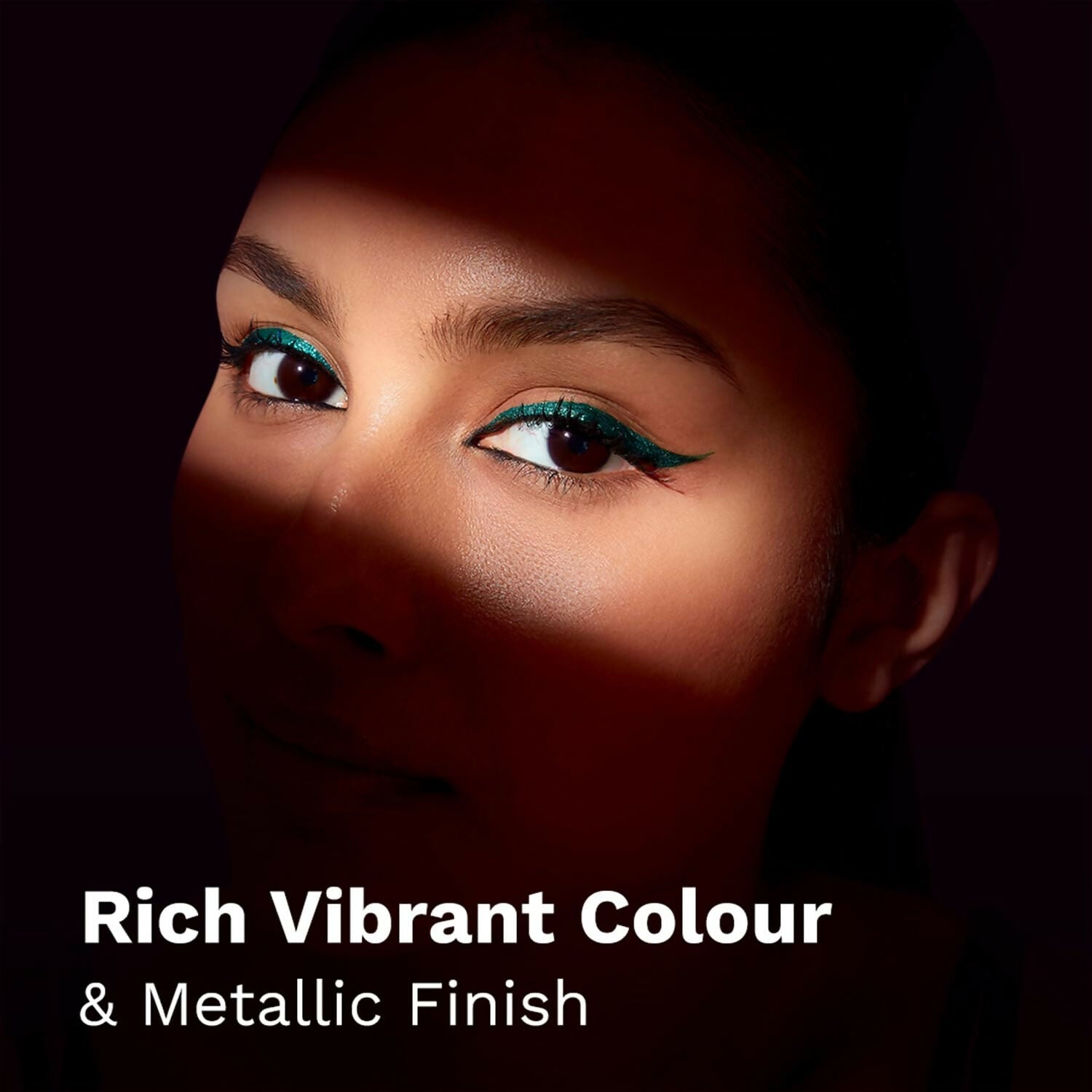 Pilgrim Metallic Eyeliner Green Envy, Long Lasting & Smudge Proof Enriched With Argan Oil - Grab2buy
