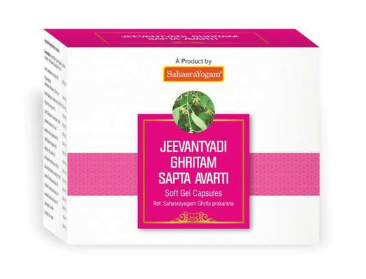 Sahasrayogam Jeevantyadi Ghritam Sapta Avarti Capsules - Grab2buy
