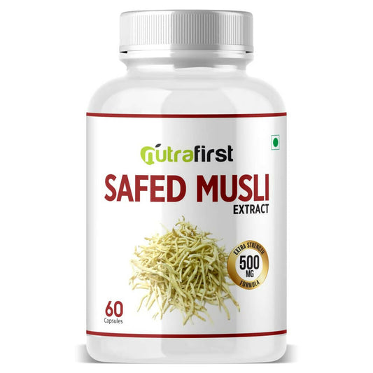 Nutrafirst Safed Musli Extract Capsules - Grab2buy
