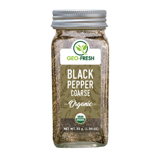 Geo-Fresh Organic Black Pepper Coarse - Grab2buy