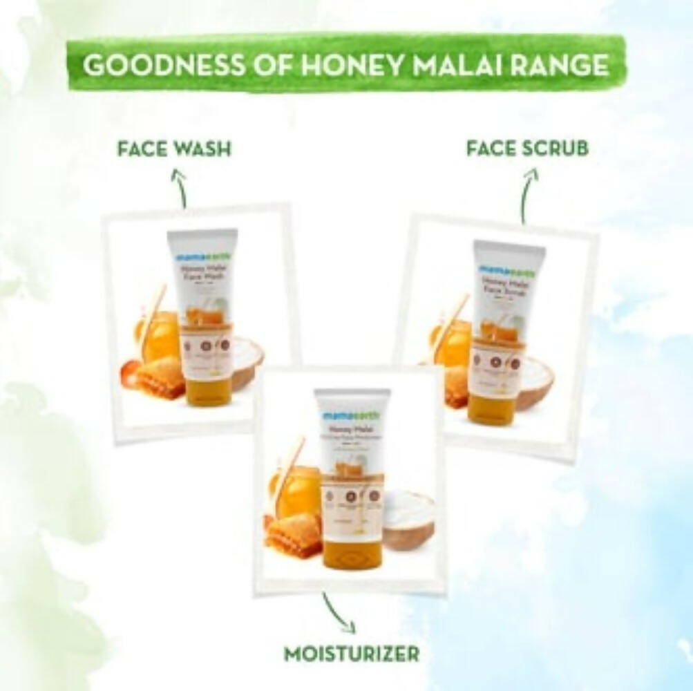 Mamaearth Honey Malai Face Wash For Nourishing Glow - Grab2buy