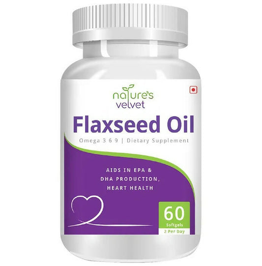 Nature's Velvet Flaxseed Oil Capsules - Grab2buy