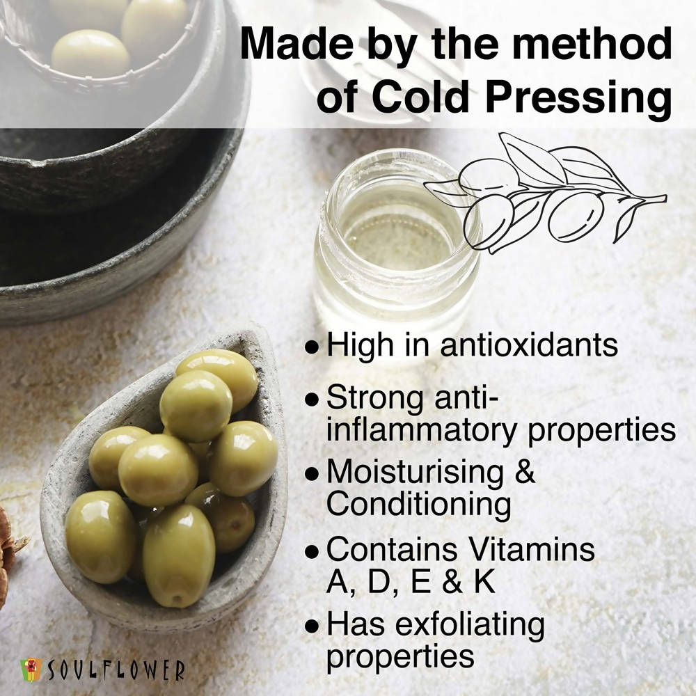 Soulflower Pure & Natural Olive Carrier Oil