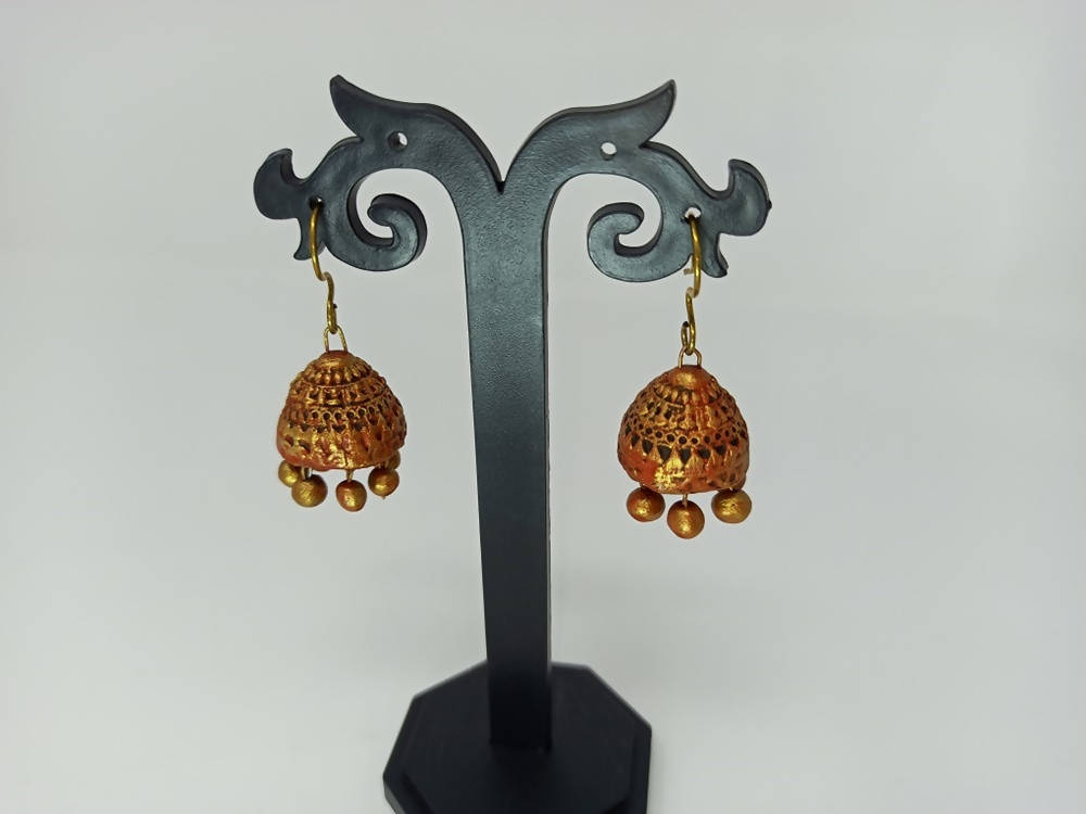 Terracotta Beautiful Hanging Jhumkas
