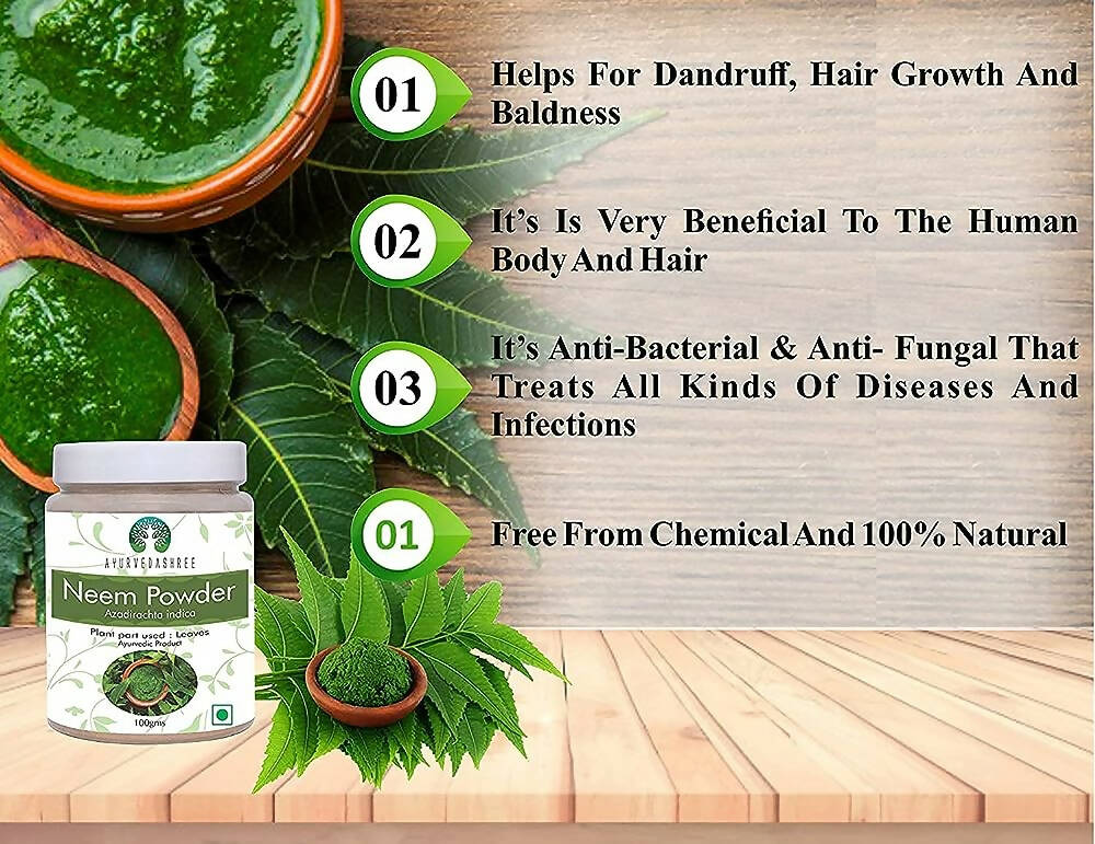 Ayurvedashree Neem Leaf Powder - Grab2buy