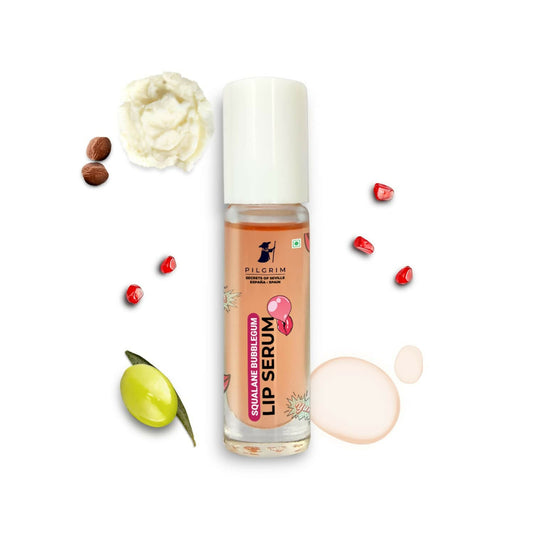 Pilgrim Spanish Lip Serum (Bubblegum) with Roll-on For Visibly Plump Lips, Hydrating Lip Serum For Dark Lips - Grab2buy