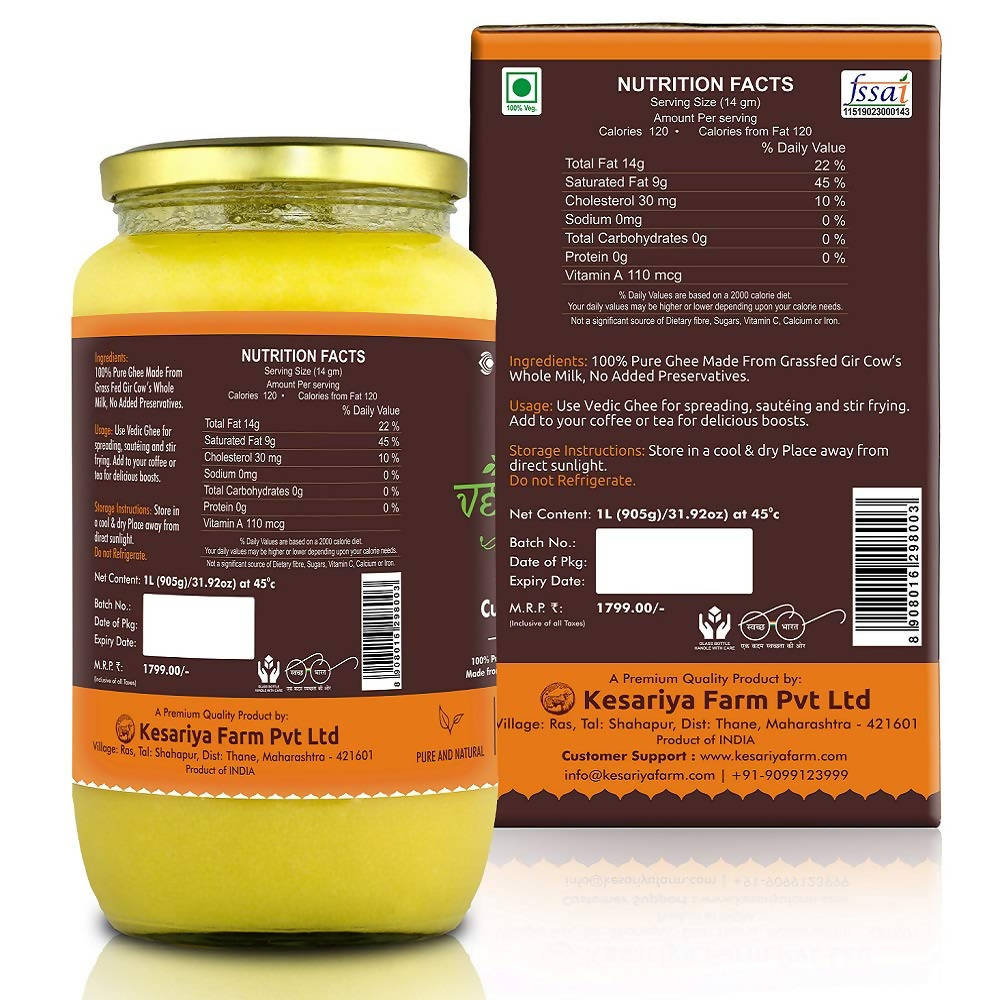 Vedic Ghee Gir Cow's Ghee