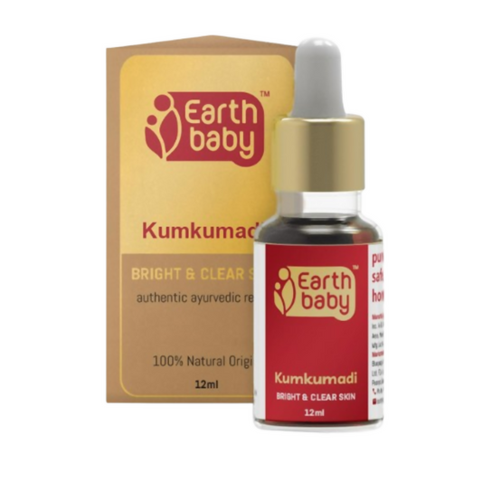 Earthbaby 100% Natural Origin Ayurvedic Kumkumadi Face Glowing Oil Tailam Grab2Buy Earthbaby Grab2Buy