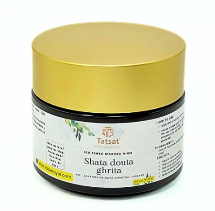 Tatsat Shata Dhauta Ghrita -100 Times Washed Desi Cow’s A2 Ghee - Grab2buy
