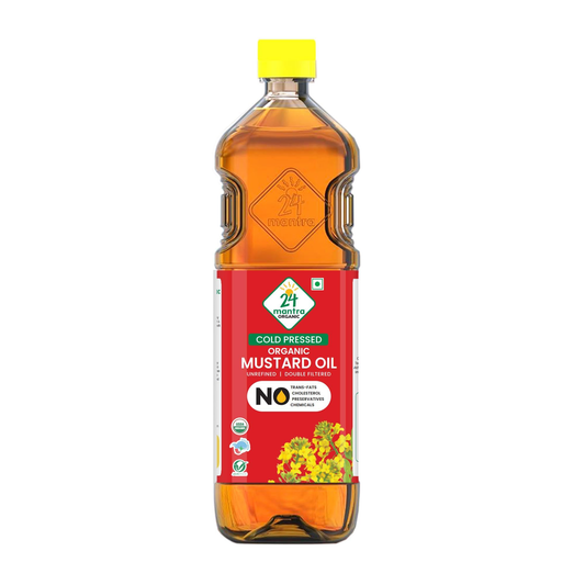 24 Mantra Organic Mustard Oil - Grab2buy