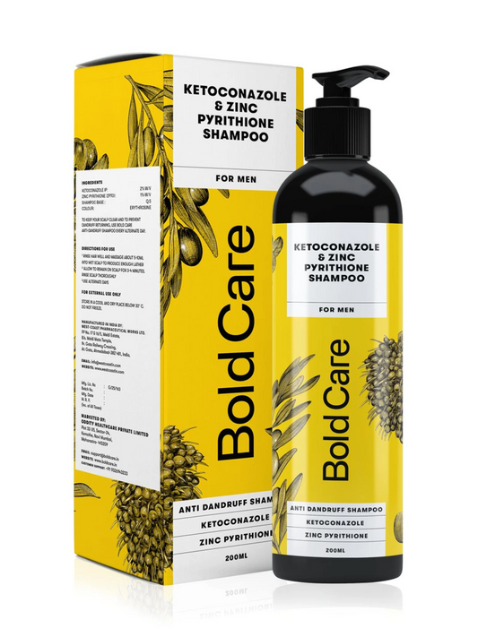 Bold Care DHT Blocker Shampoo & Hair Growth 5% Solution Serum Combo - Grab2buy