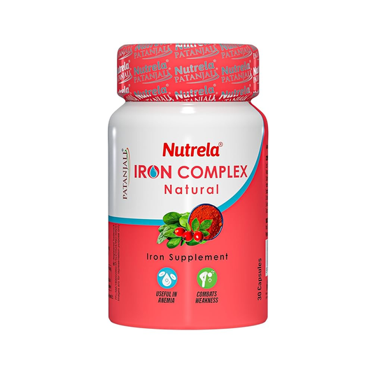 Patanjali Nutrela Iron Complex Natural Capsules Genie India