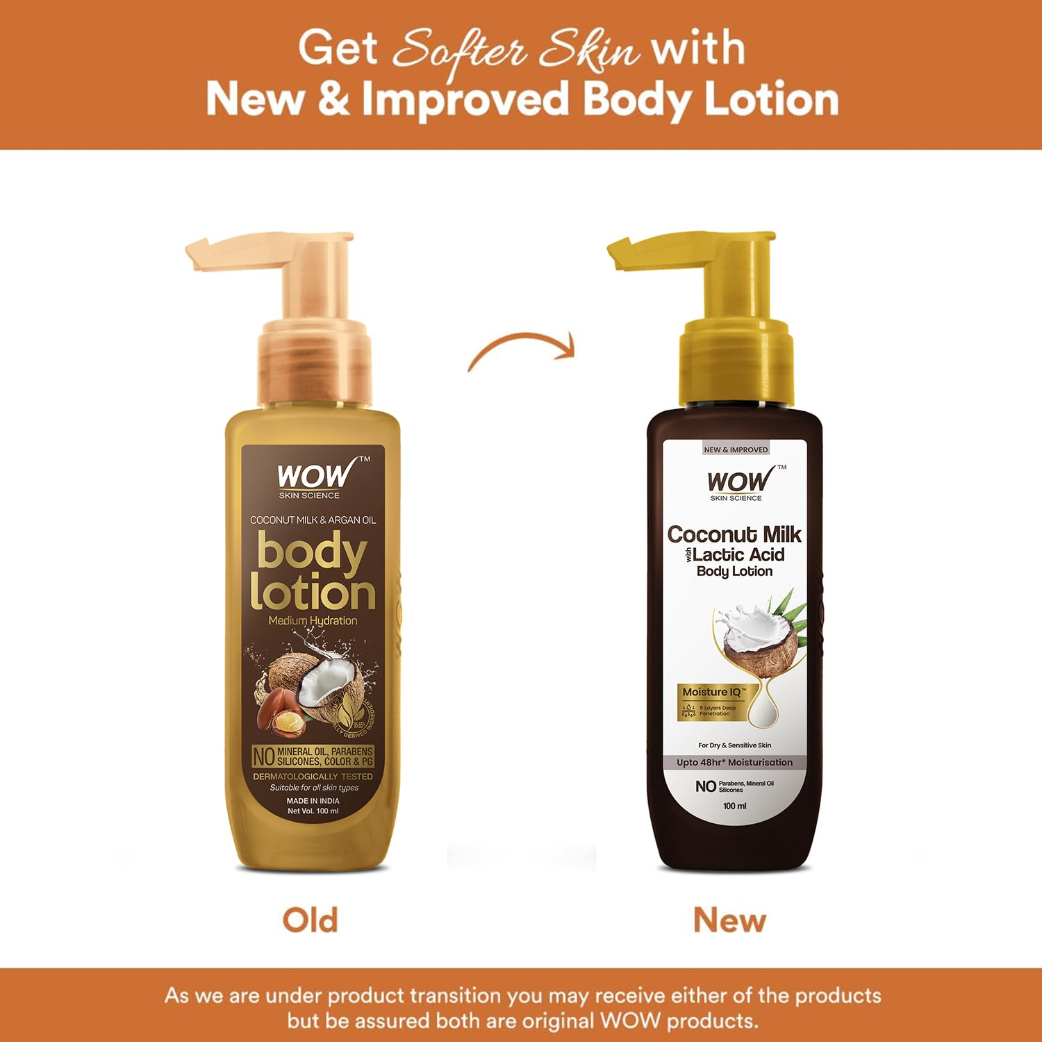 Wow Skin Science Coconut Milk and Argan Oil Body Lotion - Distacart