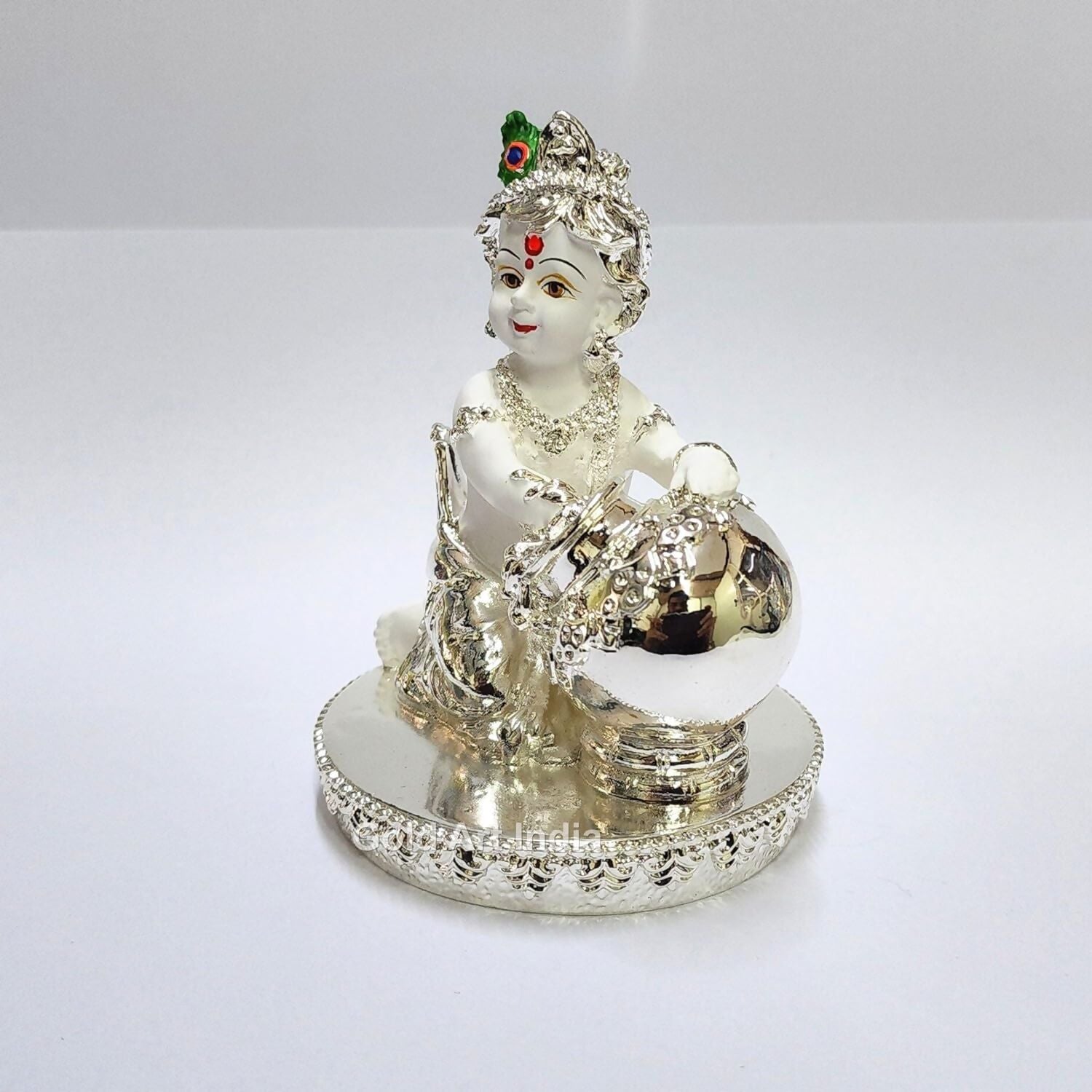 Gold Art India Makhan Krishna Idol - Grab2buy