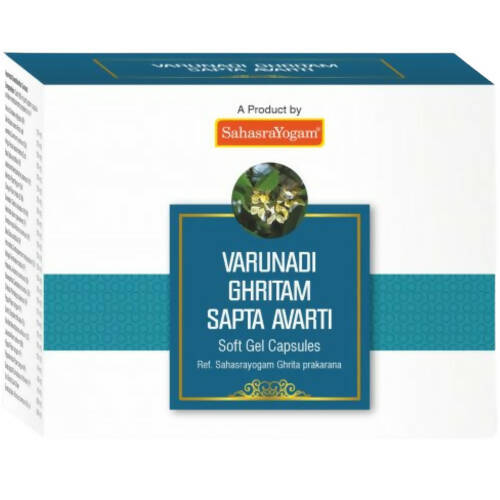 Sahasrayogam Varunadi Ghritam Saptavarti Capsules - Grab2buy