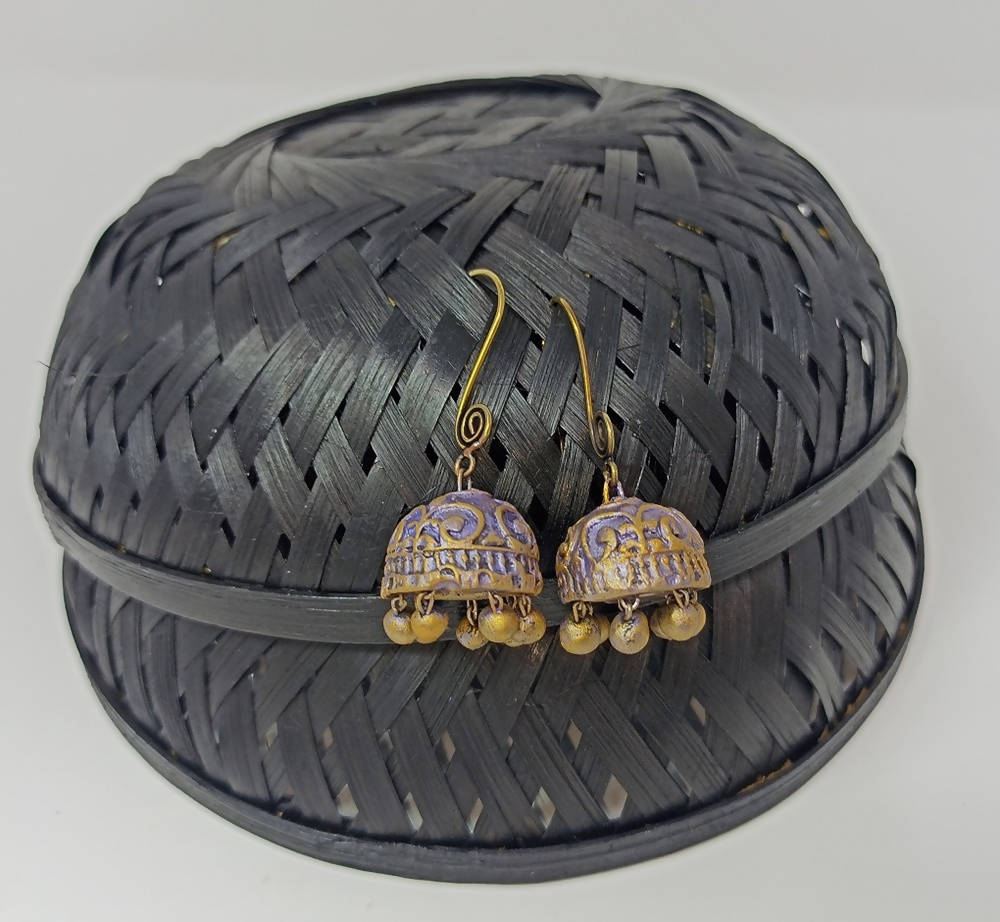 Terracotta Hanging Jhumkas