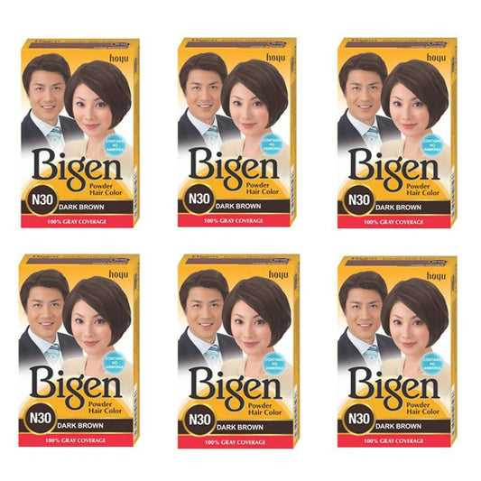 Bigen Powder Hair Color Dark Brown N30
