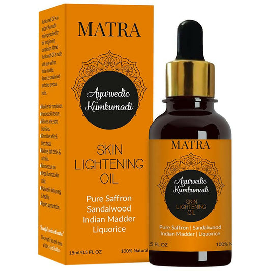 Matra Ayurvedic Kumkumadi Skin Lightening Oil Grab2Buy Matra Grab2Buy