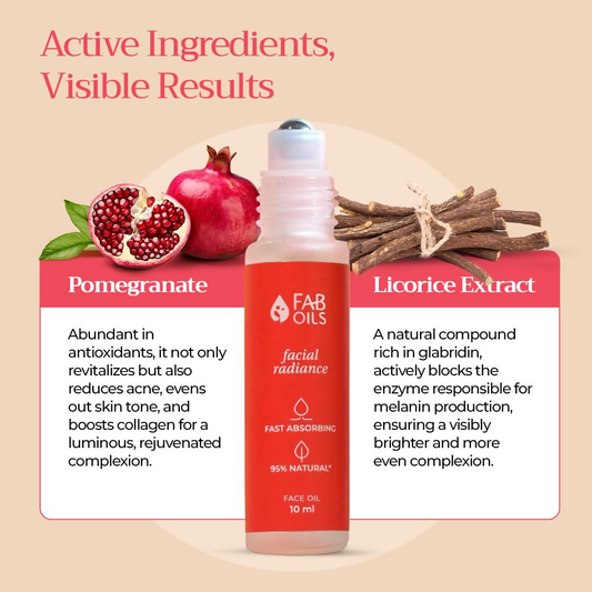 Fab Oils Facial Radiance Face Oil For Glowing Skin & Even Skin Tone Grab2Buy Fab Oils Grab2Buy