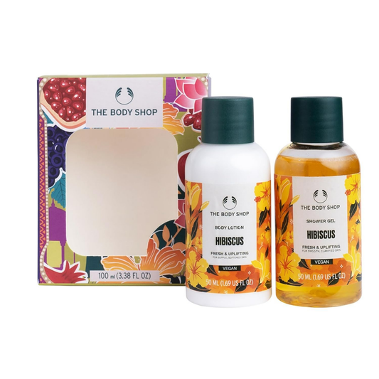The Body Shop Hibiscus Shower Gel & Body Lotion Gift Set
