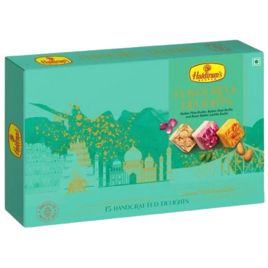 Haldiram's Flavourful Delights Assorted Badam Burfee