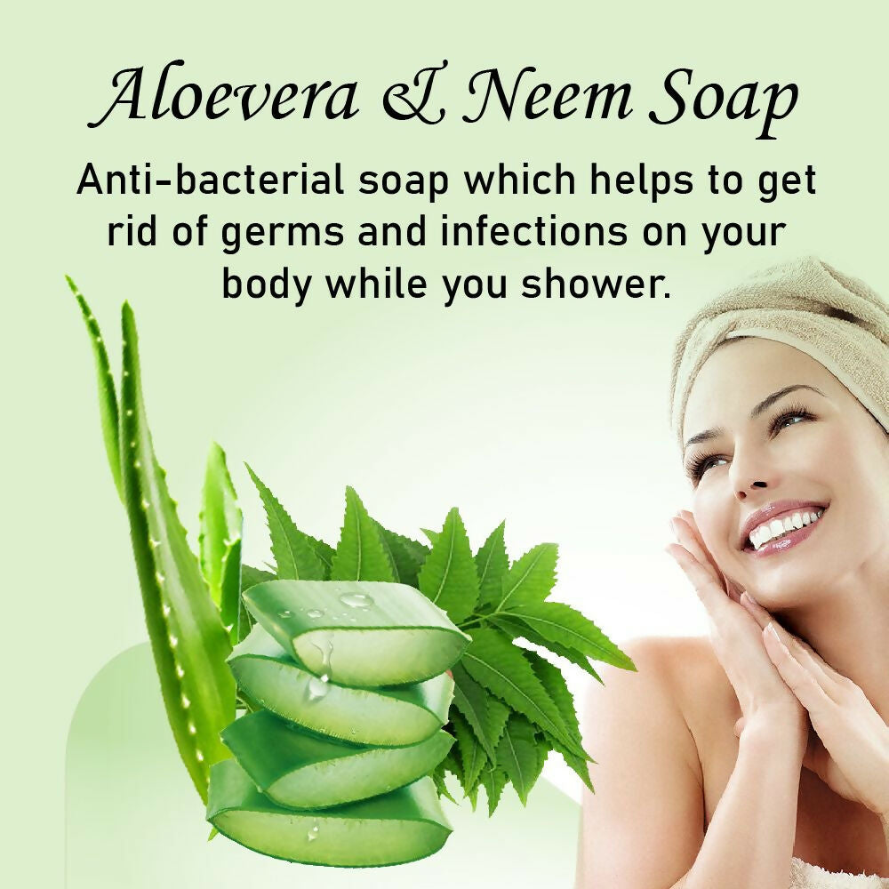 Prakriti Herbal Soap Aloevera and Neem - Distacart