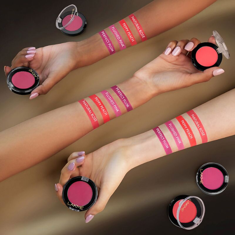 Lakme Face It Blush - Perfect Plum - Grab2buy