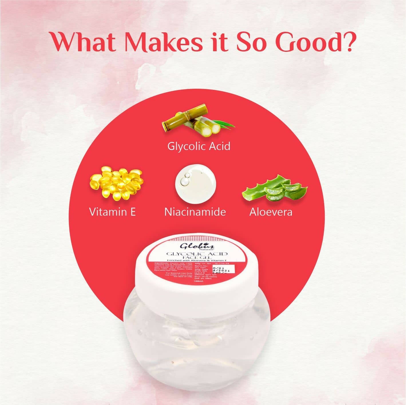 Globus Naturals Glycolic Acid Face Cream - Grab2buy