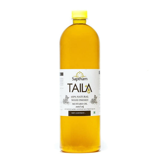 Saptham Taila 100% Wood Pressed Mustard Oil