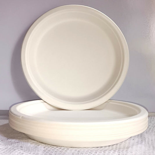 Disposable Round Plane Plates Grab2Buy Om Sai Bhakti Grab2Buy