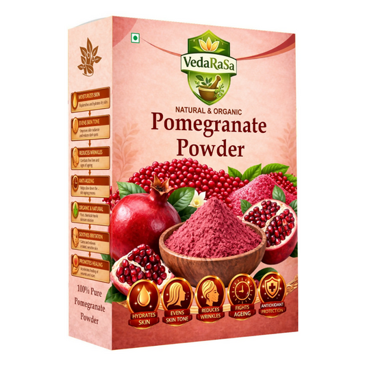 VedaRasa Pomegranate Powder For Glowing Skin & Immunity Boost Natural Fruit Powder Grab2Buy VedaRasa Grab2Buy