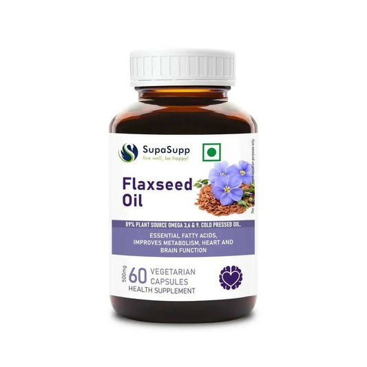 Sri Sri Tattva Supasupp Flaxseed Oil Capsules - Grab2buy