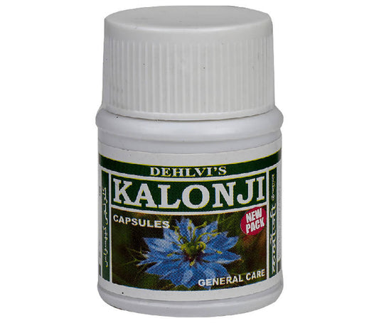 Dehlvi Kalonji Capsules – Authentic Unani Black Seed (Nigella Sativa) Wellness Supplement