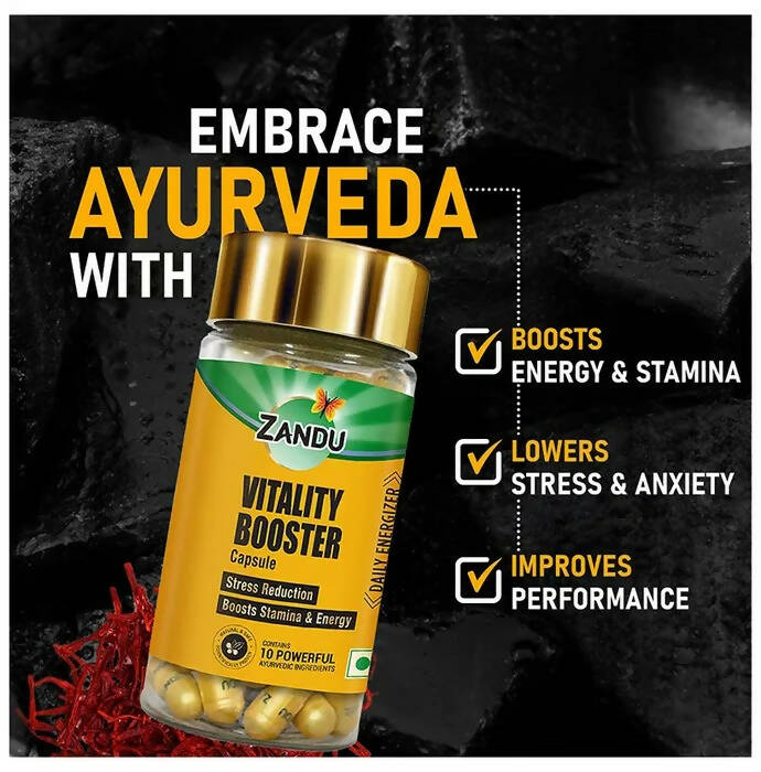 Zandu Vitality Booster Capsules - Grab2buy