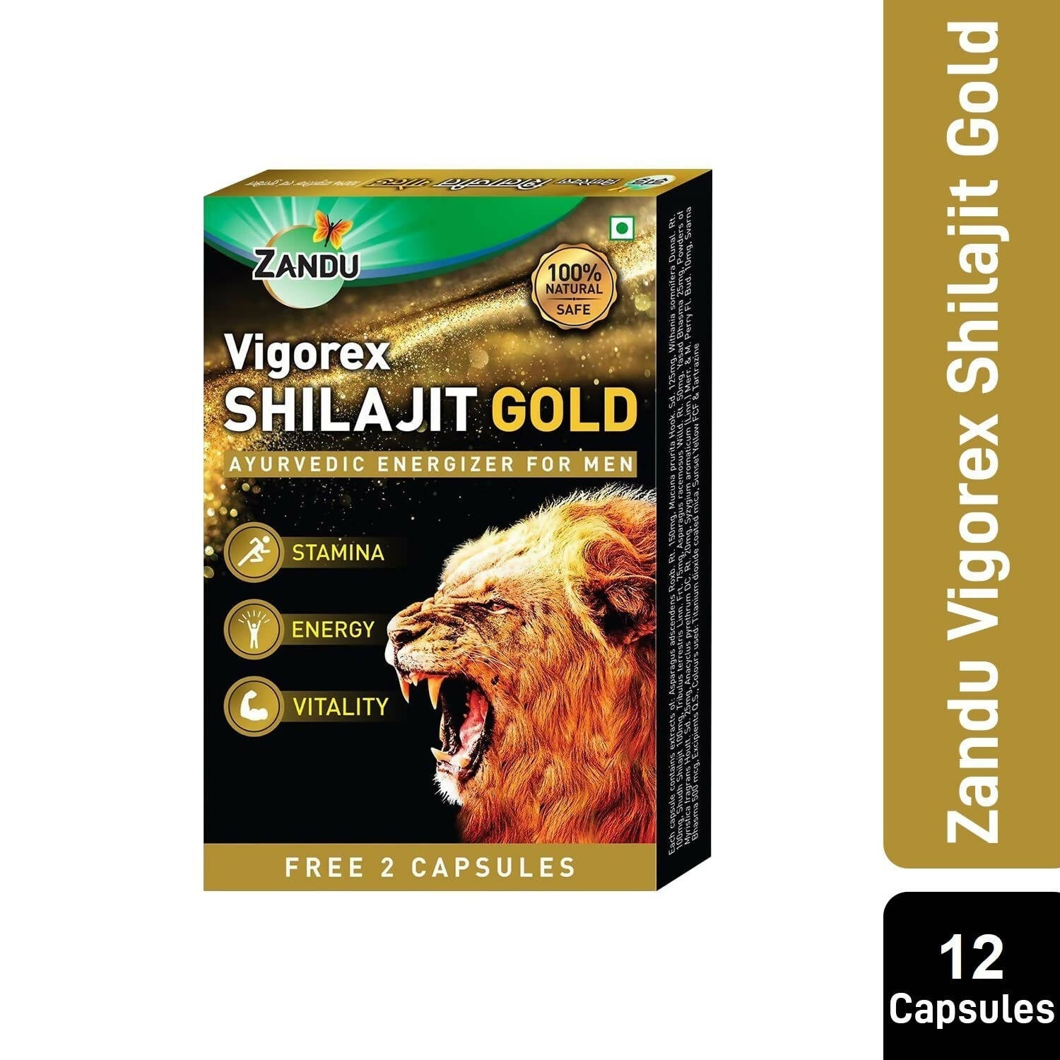 Zandu Vigorex Sj Gold Capsules - Grab2buy