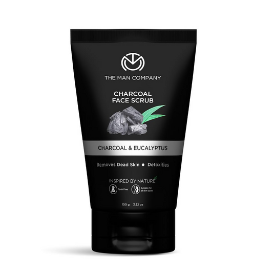 The Man Company Charcoal Tan Removal Face Scrub Grab2Buy The Man Company Grab2Buy