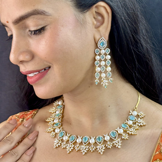 J Pearls Royal Pearl Necklace Set | Grab2Buy