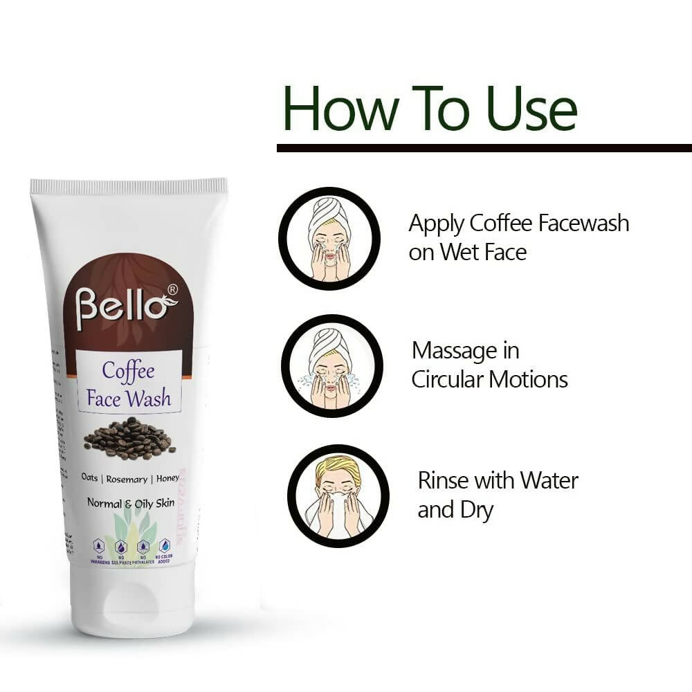 Bello Herbals Coffee Face Wash for Men & Women - Grab2buy