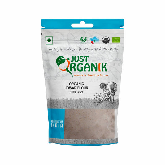 Just Organik Jowar Flour (Jowar Aata) Grab2Buy Just Organik Grab2Buy
