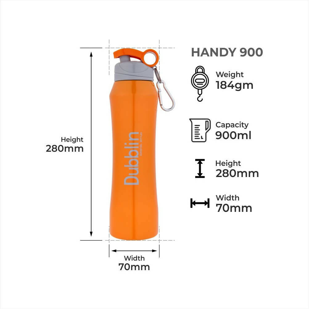 Dubblin Handy Stainless Steel Sipper Water Bottle - Grab2buy