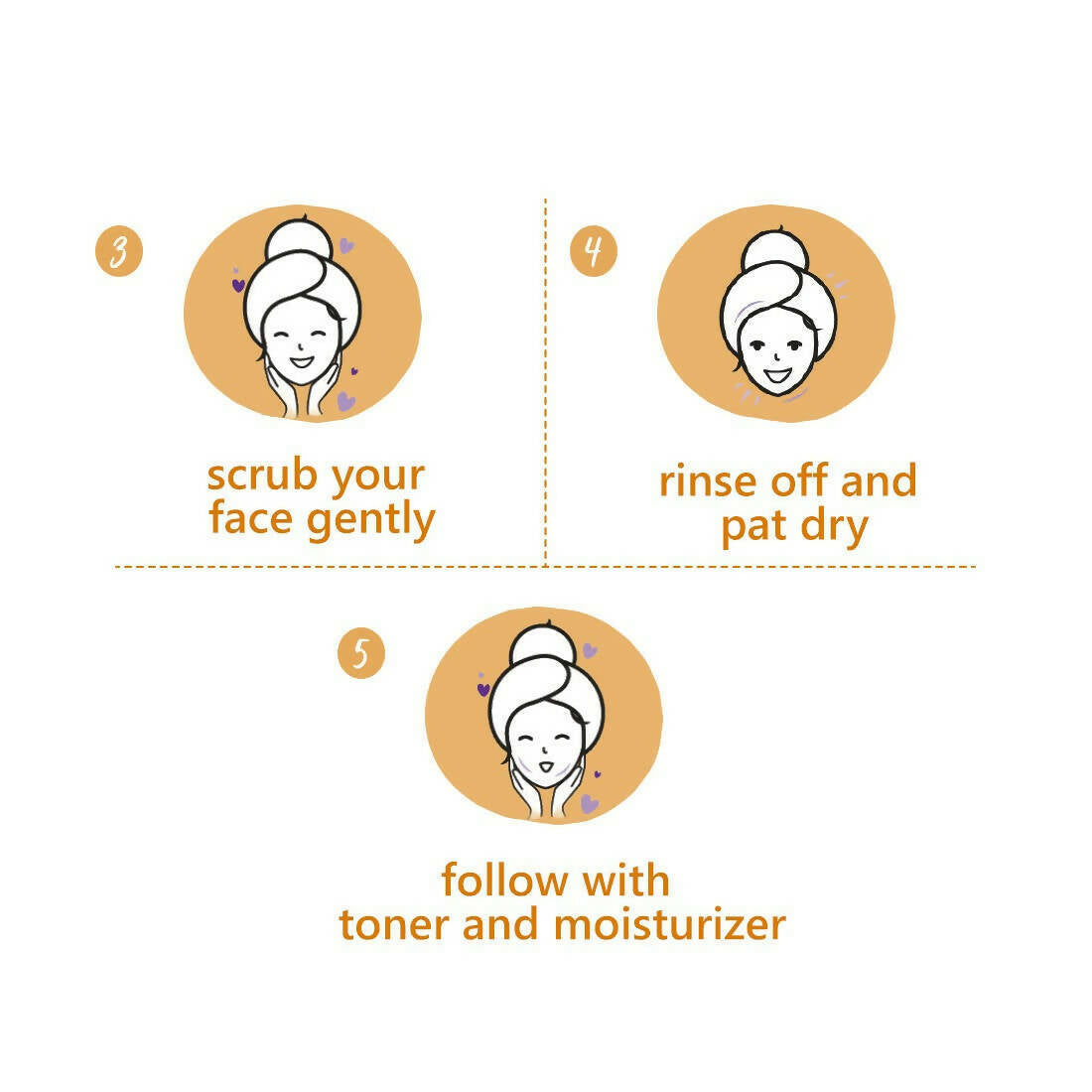 Plum Chamomile & White Tea Brighten-Up Face Scrub - Grab2buy